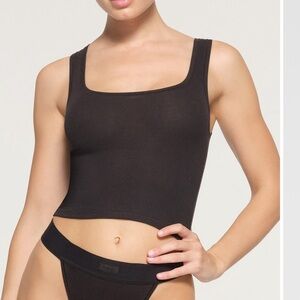 SKIMS Stretch Cotton Rib Tank